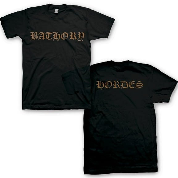 Men's Bathory Hordes T-shirt Medium Black