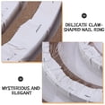 thumbnail image 3 of FUTUREORYY Wood Canvas Frame Small Round Paint Canvas for DIY Creative Activities White 1 Set, 3 of 8