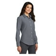 thumbnail image 4 of Port Authority Women's SuperPro Oxford Long Sleeve Shirt Black 4X-Large, 4 of 4
