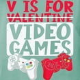 thumbnail image 3 of CafePress - V Is For Video Games Valentines Day Gamer T Shirt - Womens Comfort Colors® Shirt, 3 of 4