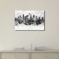 thumbnail image 2 of wall26 - Black and White City of Seattle with Watercolor Splotches - Canvas Art Home Art - 24x36 inches, 2 of 4