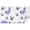 Purple Flower Butterfly, variant on Yellow Blue Butterfly Pattern Rectangle Tablecloth 60"x84",Waterproof Polyester Rectangle Table Cloth, Wipeable Spillproof Polyester Tablecloth for Dining, Camping, Indoor and Outdoor
