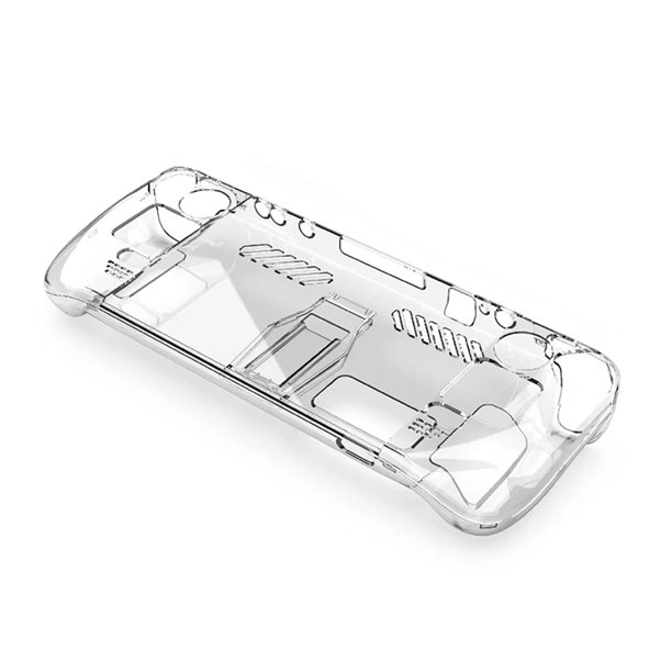 Estuche rígido para PC con soporte Estuches protectores divididos transparentes para Steam Deck