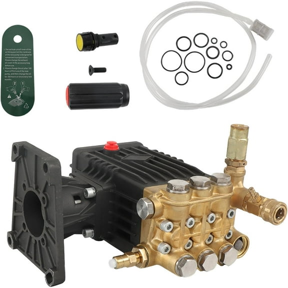 waltyotur 4400 PSI Pressure Washer Pump 4.0 GPM, 1 Inch Shaft Washer Pump