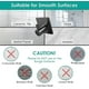 thumbnail image 3 of Self Adhesive Hooks 4 Pack, Black Heavy Duty Coat Hooks, Stainless Steel Wall Hooks For Bathroom, Kitchen, Waterproof Sticky Tower Hanging Hooks, 3 of 5