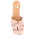 thumbnail image 5 of Journee Womens Renatta Open Square Toe Block Heel Dress Sandals, 5 of 9