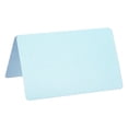 thumbnail image 1 of Unique Bargains Blank Greeting Cards,50pack Favor Decor Foldable Card ,Blue Pearlescent Paper, 1 of 5