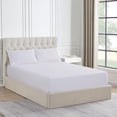 thumbnail image 1 of Sábana bajera ajustable de franela, colección Sweet Home, color blanco completo, 1 of 3