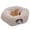 Brown, variant on Cat Tunnel With Bed For Indoor Cats Play Donut Washable Soft Plush Mat Round Tube Toys Cute Kittens Puppies Rabbits And Ferrets Green