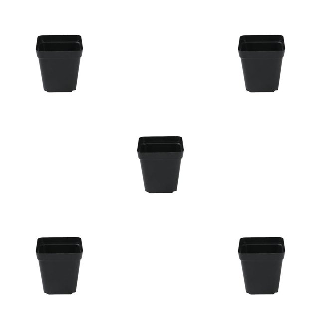 Advancent Macetas de plástico cuadradas Macetas de cultivo de plantas Vivero Recipiente reutilizable Maceta Jardín Bonsai Decoración de Type2 NO2