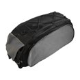 thumbnail image 4 of koolsoo Bike Rack Bag Carrier Storage Luggage with Detachable Shoulder Strap Pannier Black Gray, 4 of 9