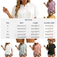 thumbnail image 3 of Womens Short Sleeve Shirts Casual Cotton Linen Button Down Shirts Summer Crewneck Cute Crop Beach Blouse Tops, 3 of 8
