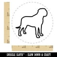 thumbnail image 2 of English Mastiff Dog Outline Rubber Stamp for Scrapbooking Crafting Stamping - Small 3/4 Inch, 2 of 7