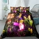 thumbnail image 1 of Juego de edredón doble para cama de matrimonio, juego de edredón para niñas y niños, suave, transpirable, resistente a la decoloración, 3 piezas, incluye 1 edredón y 2 fundas de almohada, 1 of 2