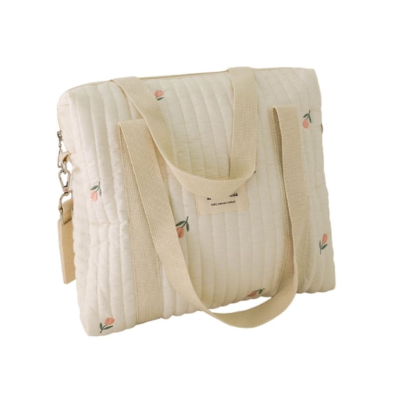 Qarigey Bolsas de mamá de moda con multifuncional para cochecito Bolsas de mamá para bebé Bolsa de maternidad Tulipanes Type3 NO3