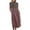 Red, variant on Dress for Women, Summer Cotton Linen Boho Casual Fashion Sleeveless Dress Vacation Wear
