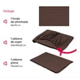 thumbnail image 3 of Juego De Sábanas Individual Microfibra Ultra Suave Premium Café, 3 of 5