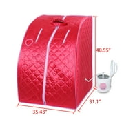 Uenjoy 2L Home Steam Sauna Spa Full Body Slimming Loss Weight Detox Indoor Therapy