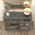 thumbnail image 5 of Plank+Beam Solid Wood Farmhouse 6 Drawer Dresser, Driftwood, 5 of 9