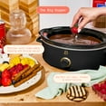 thumbnail image 3 of Beautiful 2.5 Qt Dip and Serve Manual Slow Cooker, Black Sesame by Drew Barrymore, 3 of 11