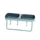 thumbnail image 2 of Wall Mount Soap Dish Holder with Towel Rack and Hooks for Bathroom Kitchen Dormitory Plastic Storage Organizer 1-Pack, 2 of 6