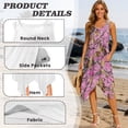 thumbnail image 6 of Garronmavis Matching Beach Outfits for Couples Mens Button Up Shirt and Polyester Womens Sleeveless Dress Camo Hunting Print Flowy Hawaiian Vacation Sundress with Pocket, 6 of 7