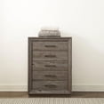 thumbnail image 2 of Horizons Medium Gray 5 Drawer Chest, 2 of 8