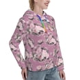 thumbnail image 6 of Salouo Rose Flowers Pattern Hoodie Sweatshirts for Women, Autumn Pullover Hoodie Workout Sweat Women's Long Sleeve Preppy Sweatshirts-Large, 6 of 7