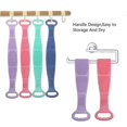 thumbnail image 5 of Back Scrubber For Shower,silicone Back Scrubber For Shower, Dual Sided Natural Soft And Stiff Massag, 5 of 5