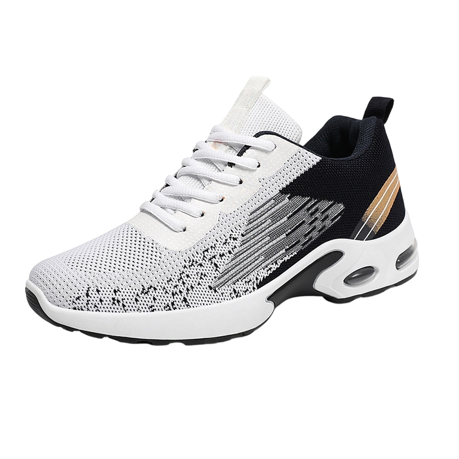 Zapatos de senderismo para hombre, zapatos sin cordones para hombre, zapatos ortopédicos para caminar, zapatos para caminar para hombre, zapatos para caminar con soporte - zapatillas ligeras transpirables ortopédicas negras 7 2