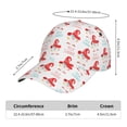 thumbnail image 2 of Rateoe Funny Gnomes Pattern Men’s Baseball Cap – Adjustable Curved Brim Hat, Soft Cotton Sports Cap for Outdoor, Casual, and Everyday Wear, Comfortable & Breathable, 2 of 6
