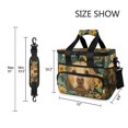thumbnail image 3 of FORMRS Insulated Cooler Bag 24 Cans Capacity Soft Leakproof Lunch Box with Side Pockets, Flowers and Dog, 3 of 7