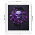 thumbnail image 2 of Paint By Numbers Kit for Adults Beginner - DIY Raven Purple Skull Roses Chains Canvas Painting Kits for Adults, Frameless Paint By Number for Adults for Home Wall Decor 16x20 Inch, 2 of 7