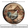 thumbnail image 2 of Camping Spare Tire Cover Christmas Chicken Wheel Protectors Weatherproof Wheel Covers Gift for Chicken Lovers Tire Cover Universal Fit for Trailer SUV Truck Camper Travel Trailer 14inch, 2 of 8