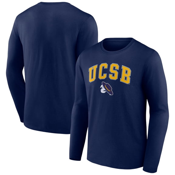 Men's Navy UC Santa Barbara Gauchos Campus Long Sleeve T-Shirt
