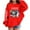 Red, variant on Girls Sports Shirt Casual Hoodie, Pullover Hooded Design for Active Wear, Suitable for Ages 6-14, Comfortable Fabric for Play, Ideal for Sports and School, Soft and Durable