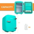 thumbnail image 5 of Caynel 4L Portable Eco-Friendly Thermoelectric Mini Fridge Teal, 459 lb, 110 V, 5 of 6