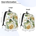 thumbnail image 4 of Rocae Watercolor Bright Sunflowers for Durable Canvas Backpack Leisure Large Bag Travel Rucksack Multi-function Backpack Small, 4 of 8