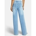 thumbnail image 3 of Madden NYC Women’s Ultra 90's Jeans with Strawberry Embroidery, 32'' Inseam, Sizes 00-18, 3 of 5