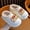 White, variant on Kids Girls Plush Slippers Toddler Boys Winter Slippers Boys Plush Slippers Cushioned Sole Girls Warm Lined Slippers Winter House Slippers for Boys Toddler Boys New Year Gifts 4.5-5 Years