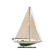 Wooden Shamrock Limited Model Sailboat 27''