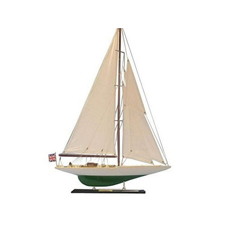 Wooden Shamrock Limited Model Sailboat 27''