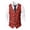 Red2, variant on Mens Halloween Christmas Suit Vest Holiday Themed Lightweight Vest Watermelon Red1 XXXL