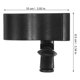 thumbnail image 2 of YSNOOWE Mic Clip Negro Ajustable Con Soporte Para Micrófono Compatible Con Soportes Estándar, 2 of 6