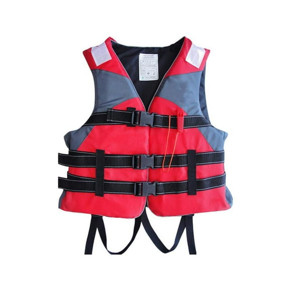 Outdoor Life Jacket for Adult Swimming Life Drifting Vests Wear-resistance Jacket Water Sport Drifting Boat Fishing Life Vest with Whistle Swim Equipment Type 5