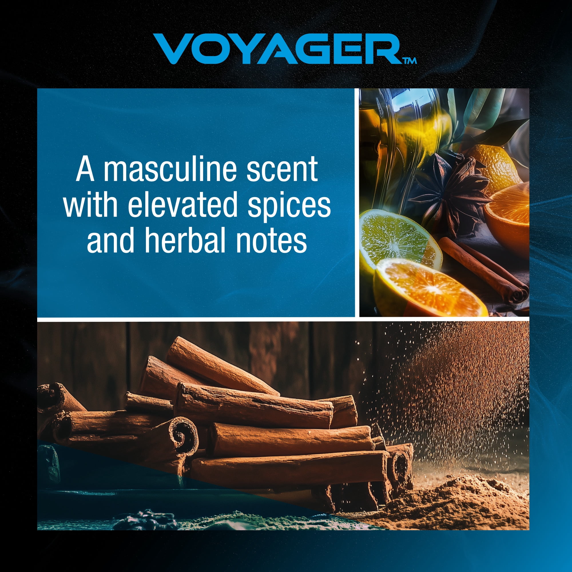 DRVN Gel Can Car Air Freshener (Voyager Scent), Delivers a Warm, Spicy, and Aromatic Scent Lasting 30 Days