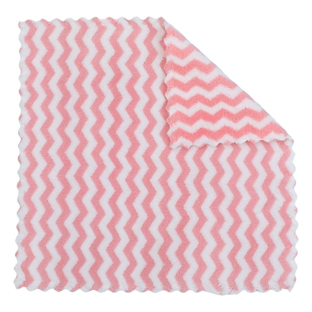 CSChome Towels Small Square Towels Set - 2Pcs Soft Highly Water Absorption, Non-Fading Quick Dry Hand Wipe Towels for Bathroom Supplies