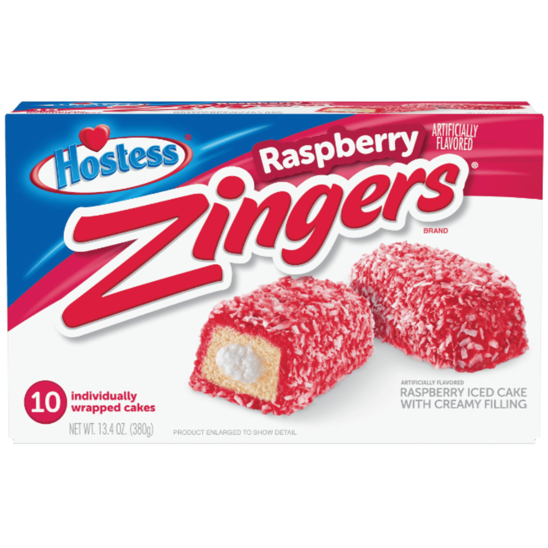 The Snack Store Bundle Hostess Zingers Raspberry, 13.4 oz, 3 Boxes of 10 Count, 30 Total Zingers!