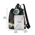 thumbnail image 3 of FORMRS Women's Travel Backpack Purse Anti-Theft Hidden Pockets Casual Shoulder Bag, Red Sitting on The Moon, 3 of 7