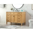 thumbnail image 4 of Elegant Decor Park Avenue 48" Wood Single Bathroom Vanity in White, 4 of 6